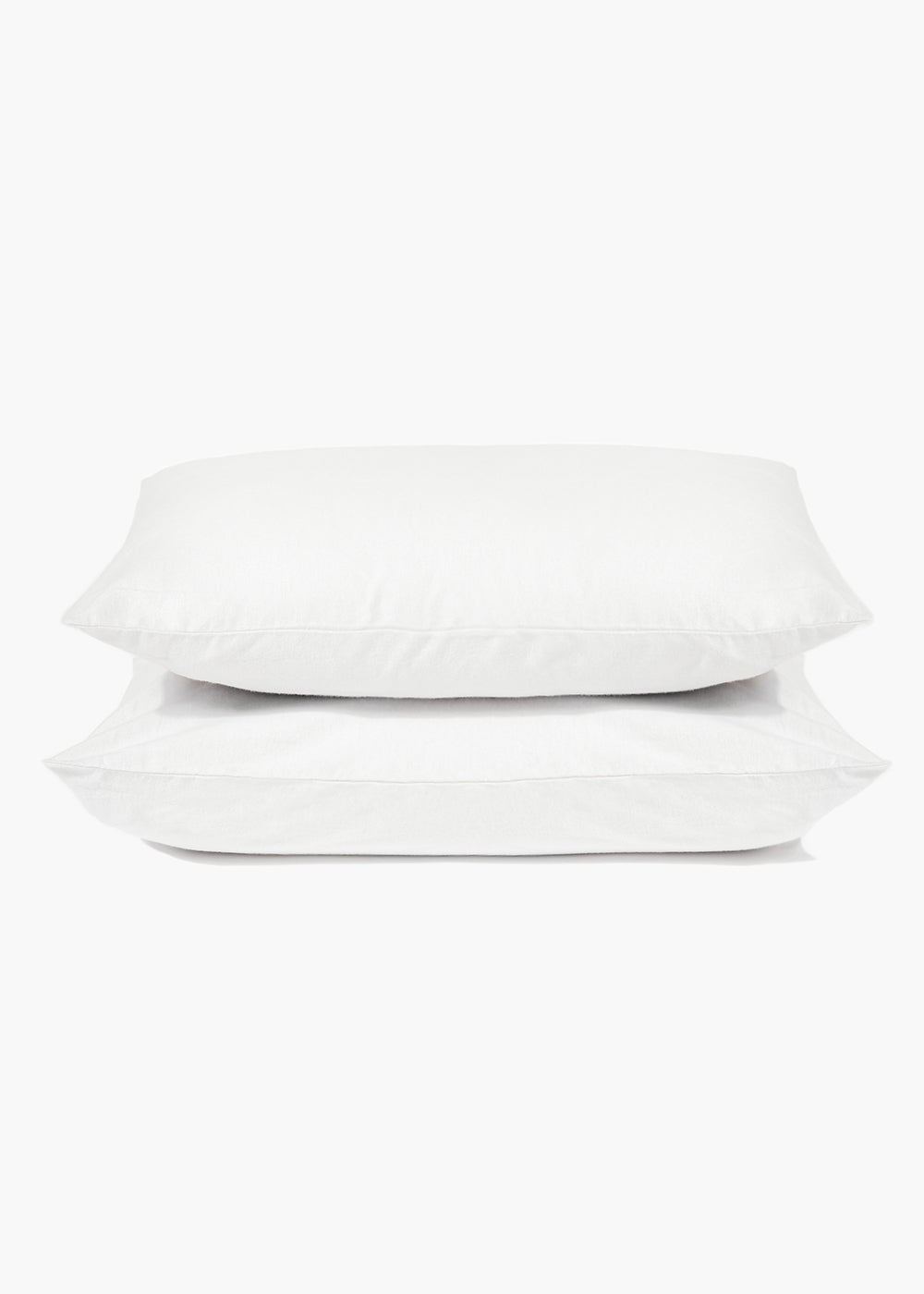 White Polycotton Housewife Pillowcase Pair (144 Thread Count)